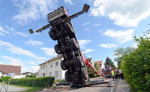 Germany Collapsed Crane