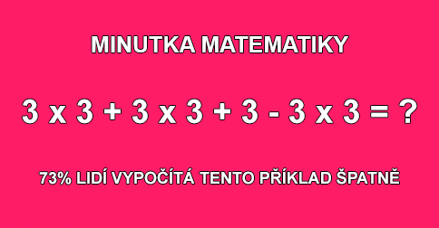 Minutka-matematiky