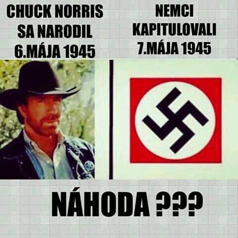 Chuck Norris se narodil 6. května...