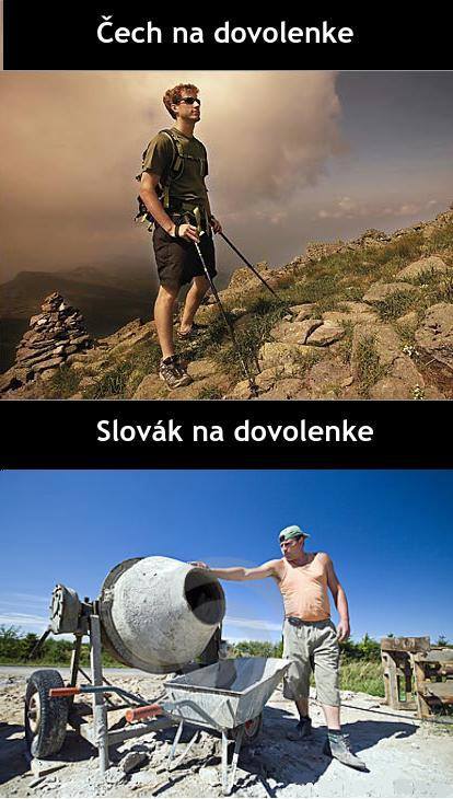 Čech vs Slovák na dovolené