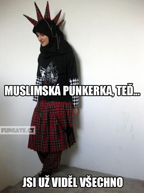 Muslimská punkerka, teď...