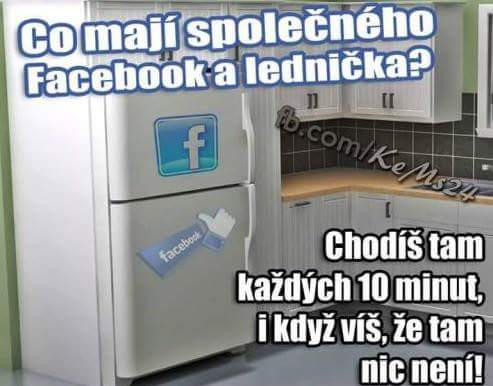 Co mají společného Facebook a lednička? 