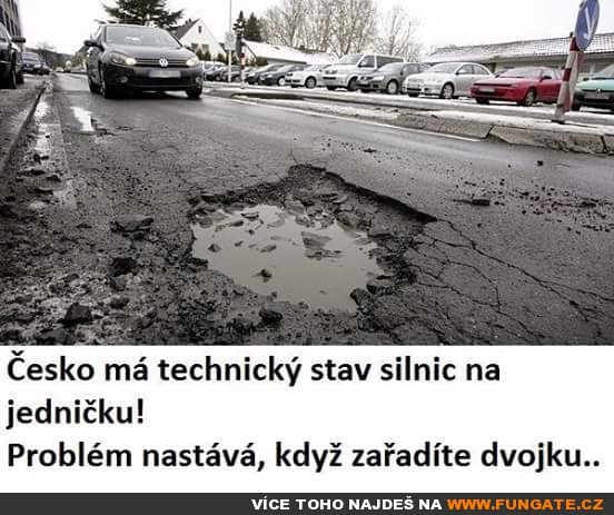 Česko má technický stav silnic na jedničku!