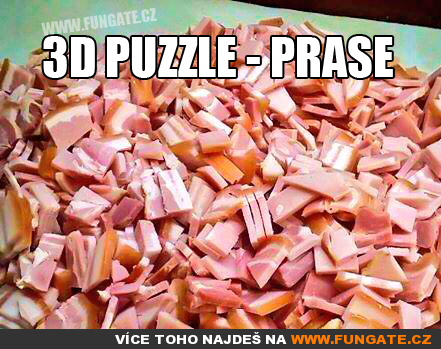 3D Puzzle - Prase