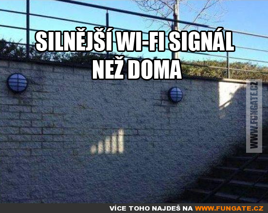 Silnější wi-fi signál než doma