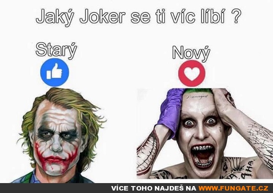 Jaký Joker se ti víc líbí?