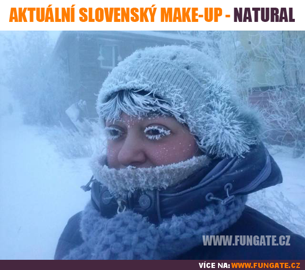 Aktuální slovenský make-up - Natural
