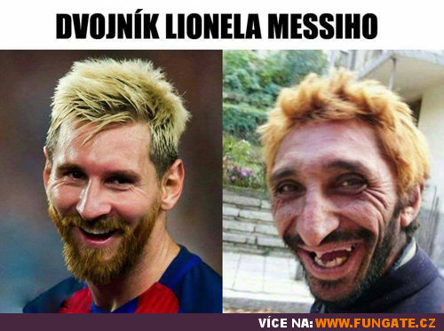 Dvojník Lionela Messiho