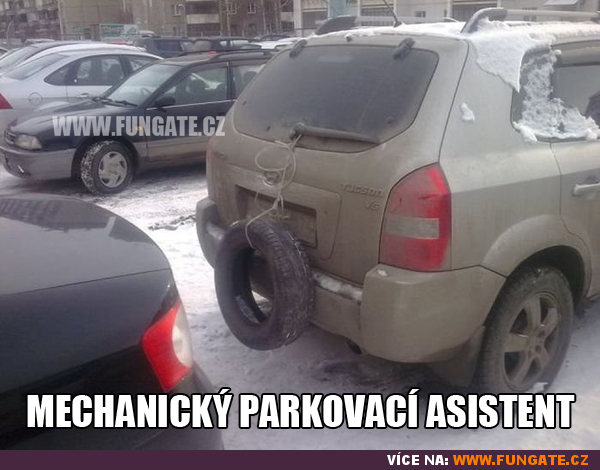 Mechanický parkovací asistent 