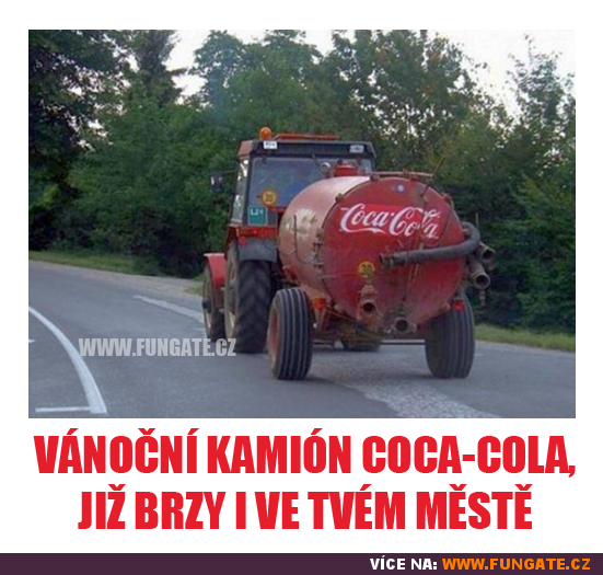 Vánoční kamión Coca-Cola, již...