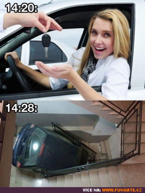 Když ženě půjčíš auto