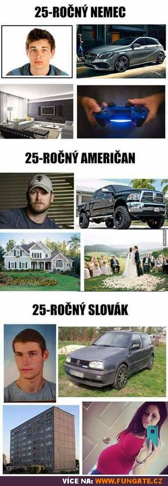 25letý Američan, Němec a Slovák