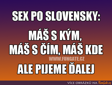 Sex po slovensky: