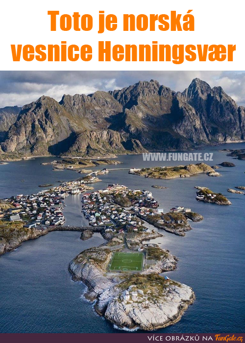 Toto je norská vesnice Henningsvær