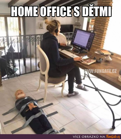 Home office s dětmi