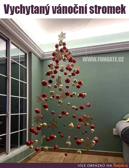 Vychytaný vánoční stromek