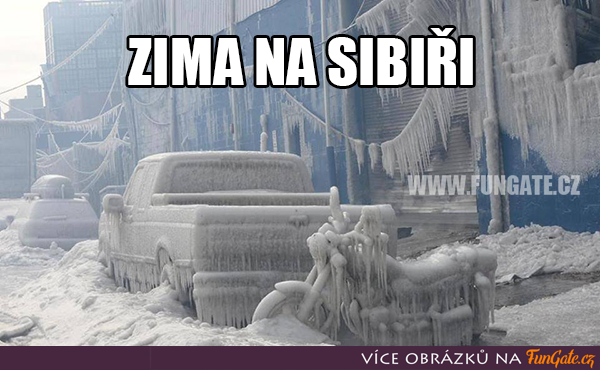 Zima na Sibiři
