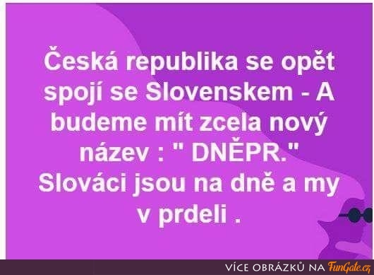 Česká republika se opět spojí se Slovenskem 