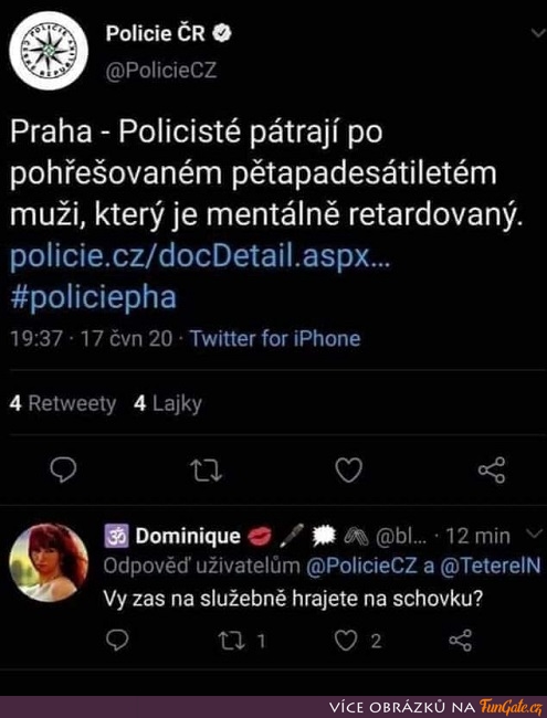 Praha - Policisté pátrají po