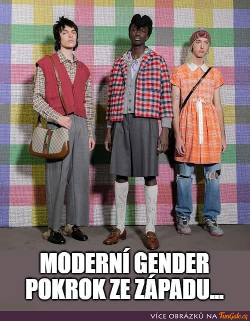 Moderní gender pokrok ze západu
