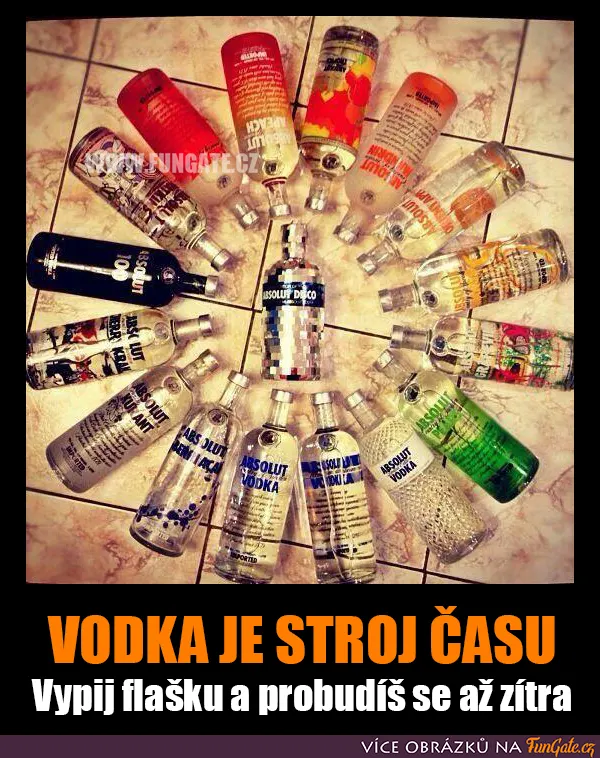 Vodka je stroj času
