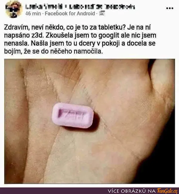 Zdravím, neví někdo, co je to za tabletku?