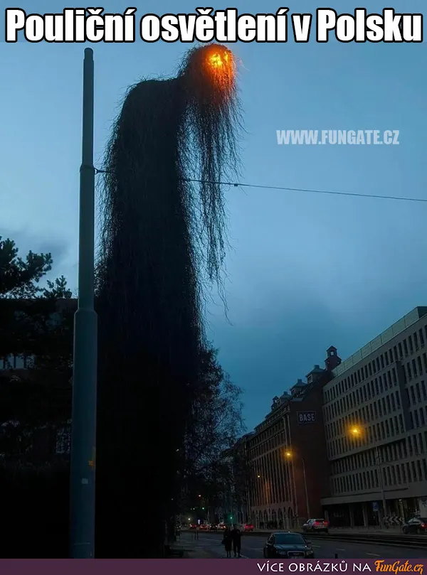 Pouliční osvětlení v Polsku
