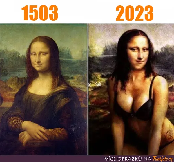 Mona Lisa - tehdy a nyní