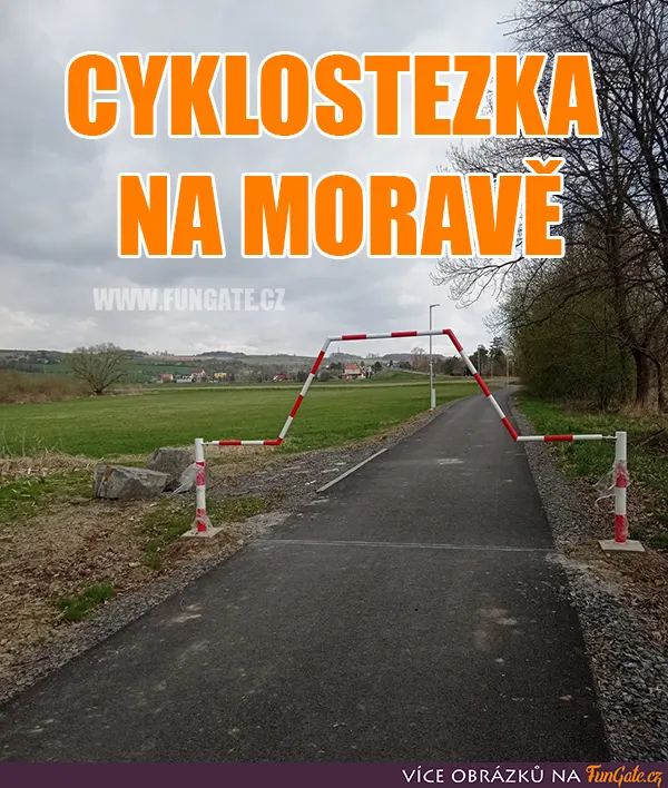Cyklostezka na Moravě