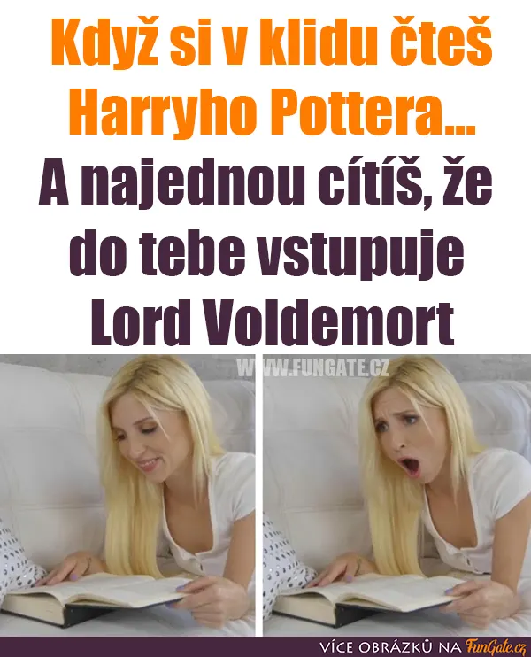 Když si v klidu čteš Harryho Pottera
