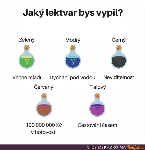 Jaký lektvar bys vypil?