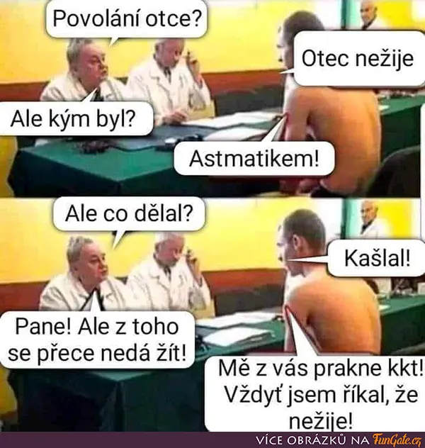 Povolání otce?