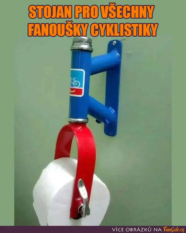 Stojan pro všechny fanoušky cyklistiky