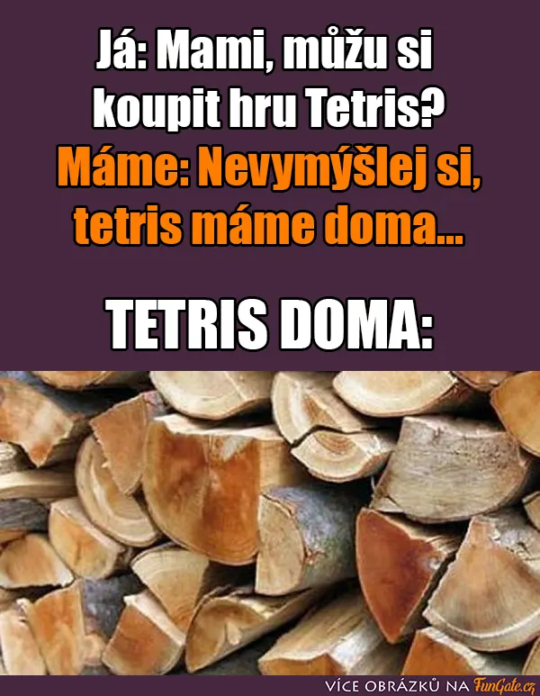 Já: Mami, můžu si koupit hru Tetris?