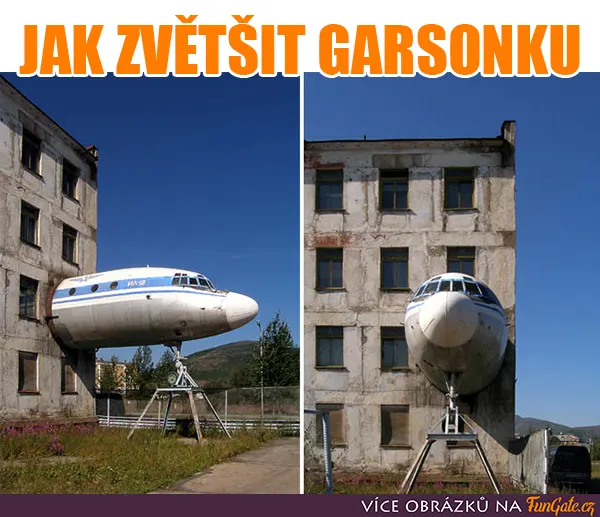 Jak zvětšit garsonku