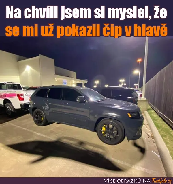 Na chvíli jsem si myslel, že se mi