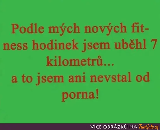 Podle mých nových fitness hodinek