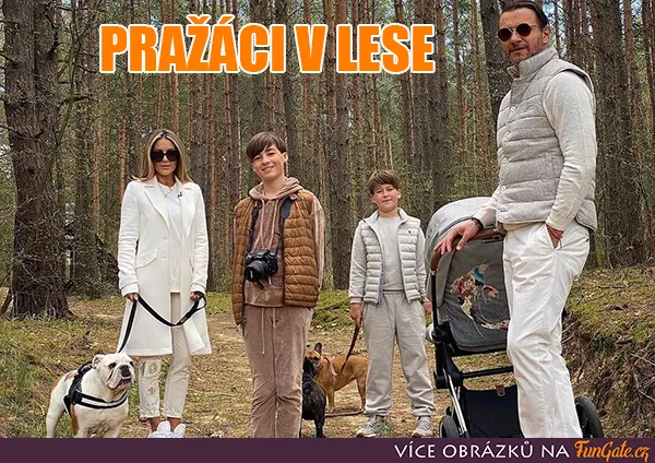 Pražáci v lese