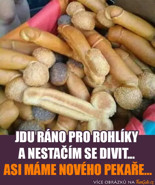 Jdu ráno pro rohlíky a nestačím