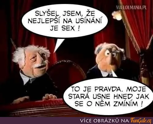 Slyšel jsem, že nejlepší na usínání je sex!