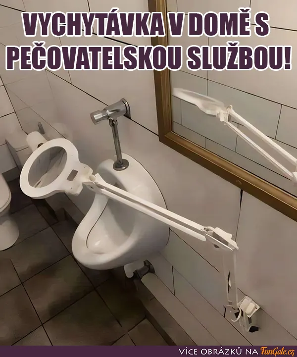 Vychytávka v domě s pečovatelskou službou!