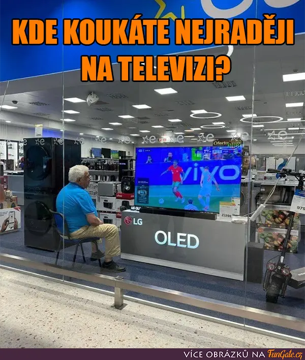 Kde koukáte nejraději na televizi?